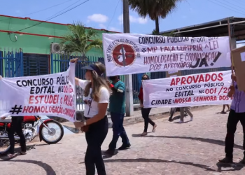 Aprovados em concurso são ameaçados com facão em manifestação no Norte do Piauí